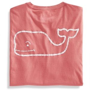 Vineyard Vines Faded Whale Short-Sleeve Pocket Tee